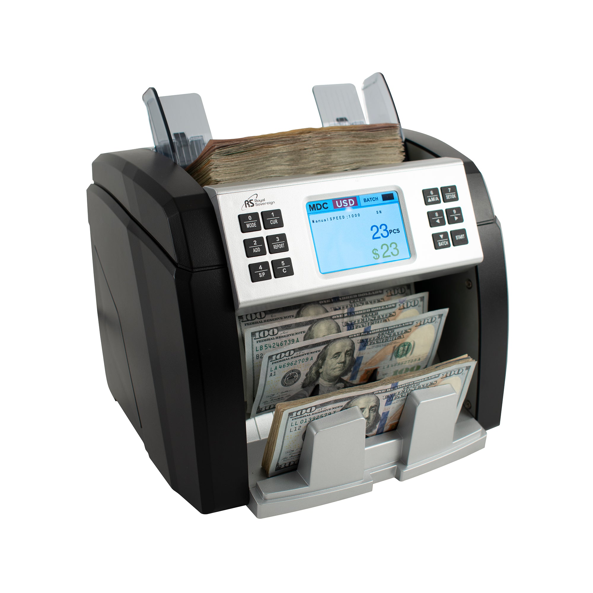 RBC-EP1600, Bill Counter with Value Discrimination, Counterfeit Identification