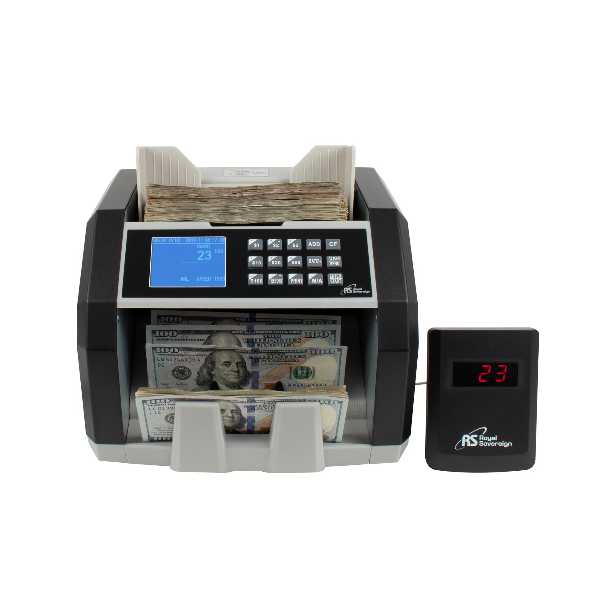 RBC-ED250, Bill Counter with Value Detection, Counterfeit Identification