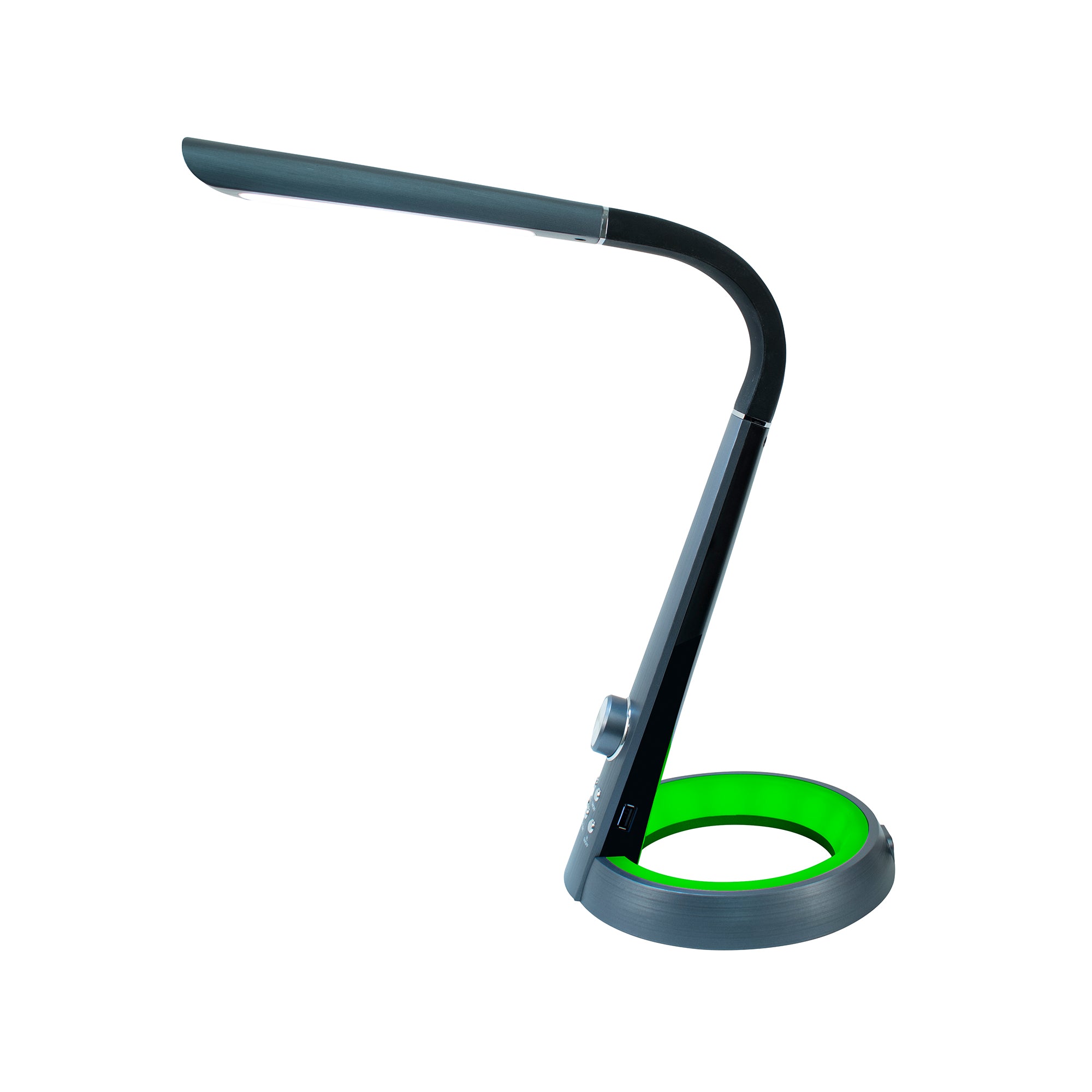 RDL-110U, LED Desk Lamp, USB Charging Stand